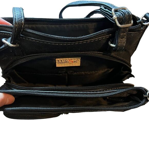 3 for $30! Multi Sac black cross body purse - Picture 3 of 10